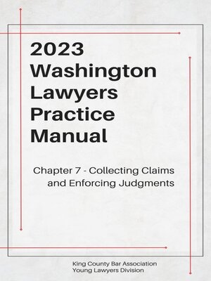 cover image of Washington Lawyers Practice Manual Chapter 7